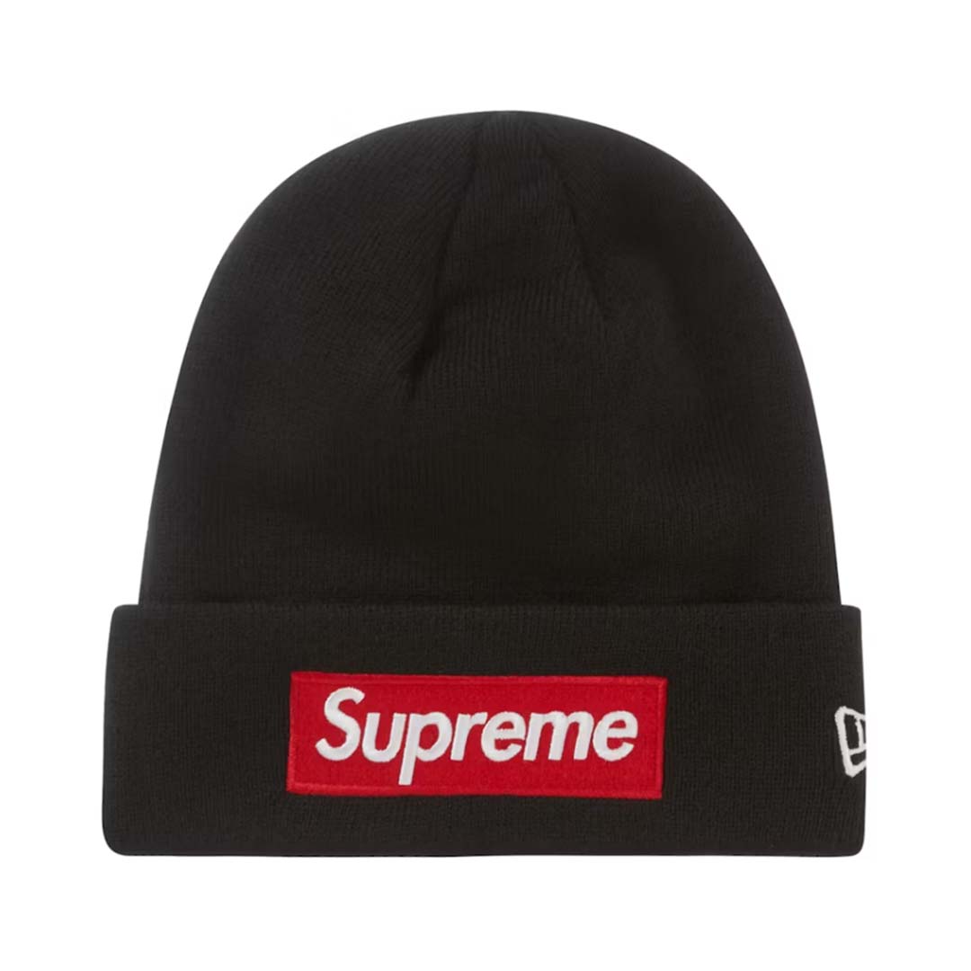Supreme Black Red Box Logo Beanie by Supreme - NWAHype No.1 for streetwear Beanies in USA