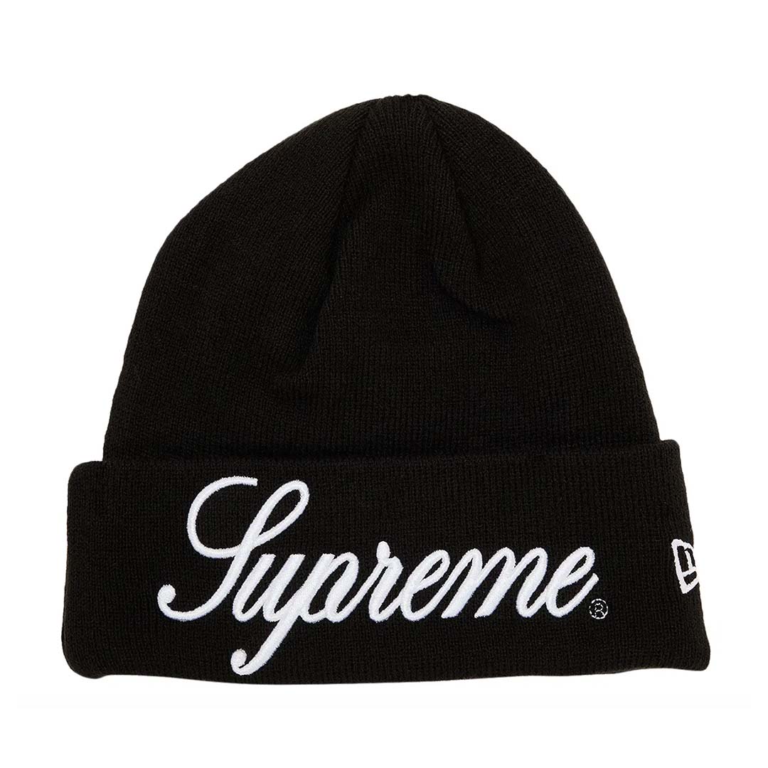 Supreme Black Script Beanie by Supreme - NWAHype No.1 for streetwear Beanies in USA