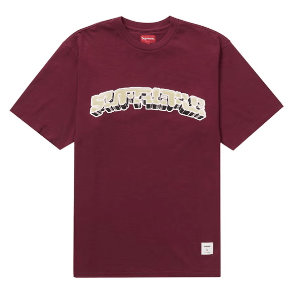 Supreme Block Arc S/S Top Plum by Supreme - NWAHYPE No.1 for streetwear T-Shirts in USA