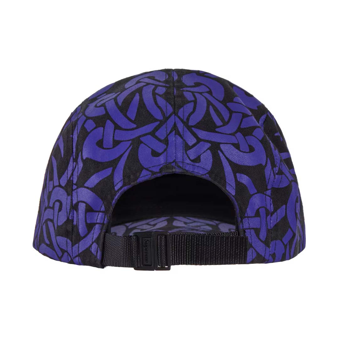 Supreme Celtic Knot Camp Cap Black Blue by Supreme - NWAHYPE No.1 for streetwear Hats in USA