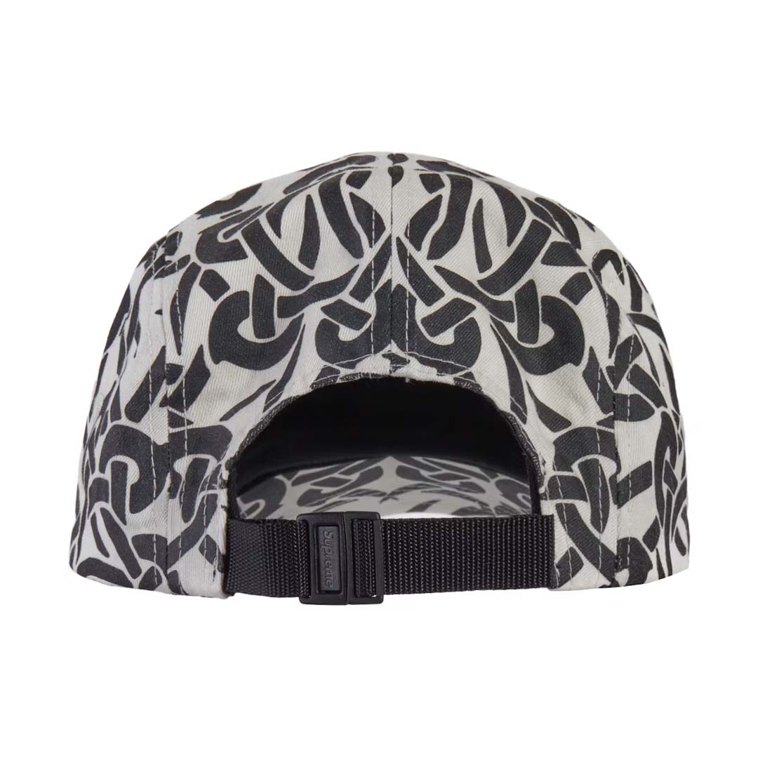 Supreme Celtic Knot Camp Cap Stone Grey Black by Supreme - NWAHYPE No.1 for streetwear Hats in USA