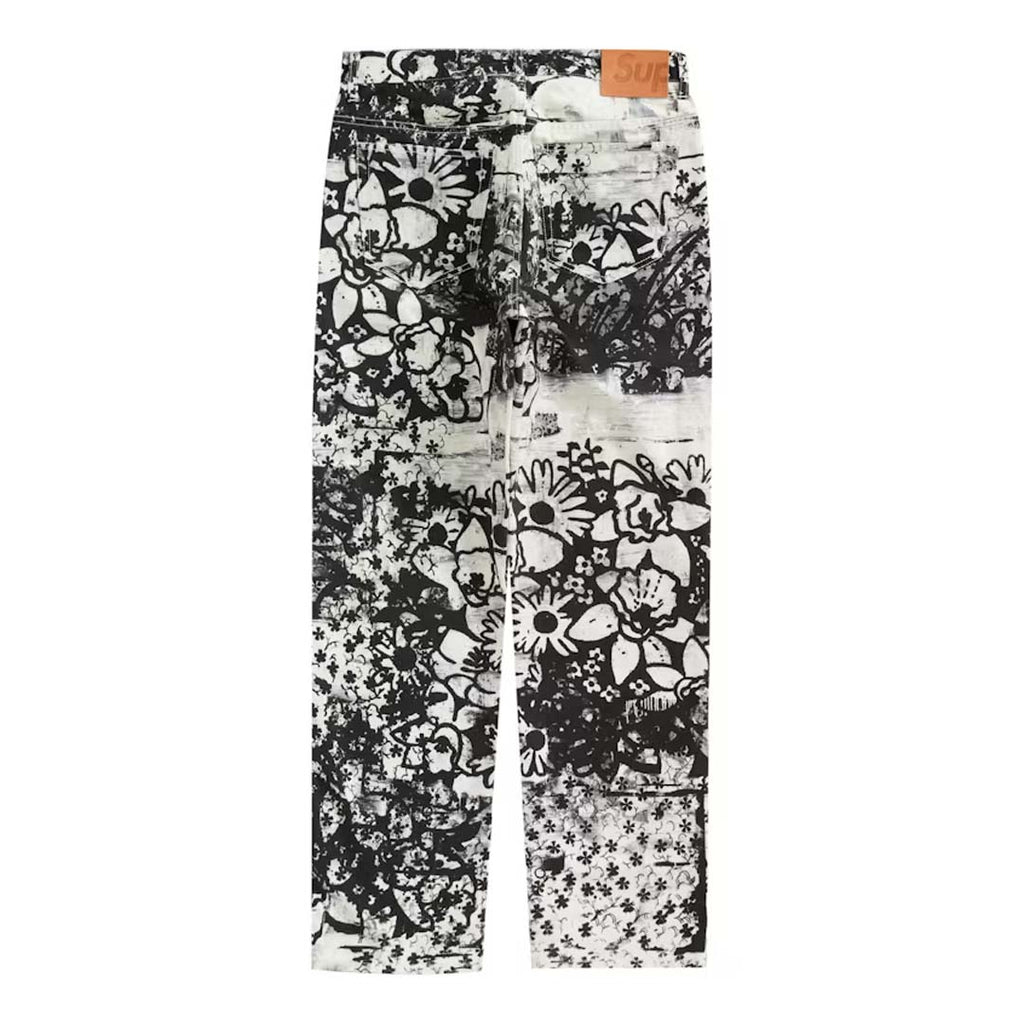 Supreme Christopher Wool Regular Jean Black White by Supreme - NWAHYPE No.1 for streetwear Pants in USA