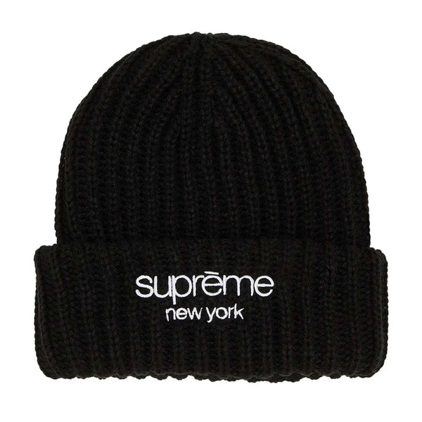 Supreme Chunky Ribbed Beanie 'Black' by Supreme - NWAHype No.1 for streetwear Beanies in USA