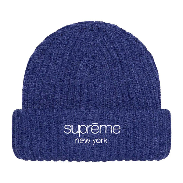 Supreme Chunky Ribbed Beanie 'Dark Royal' by Supreme - NWAHype No.1 for streetwear Beanies in USA
