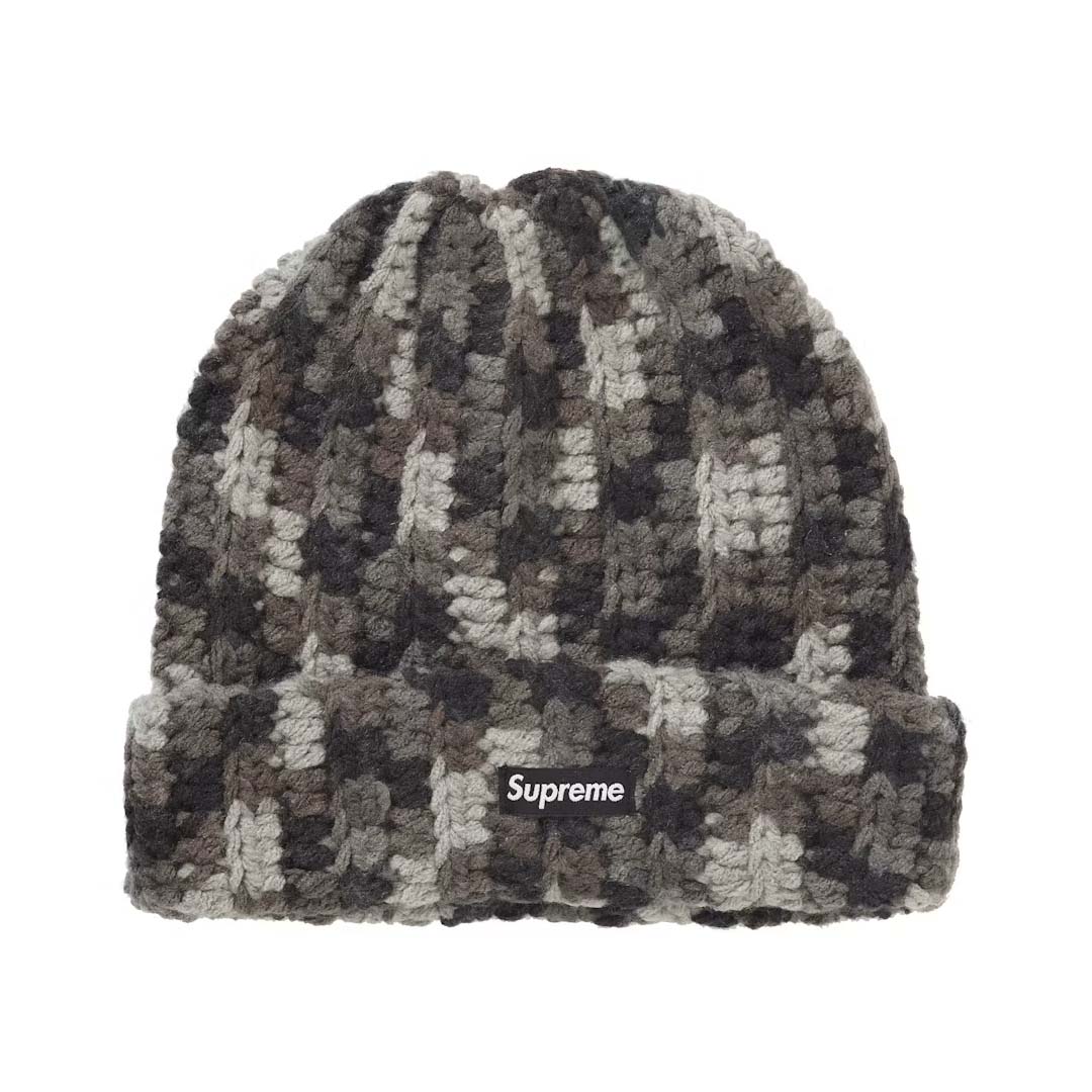 Supreme Crochet Beanie Black by Supreme - NWAHYPE No.1 for streetwear Beanies in USA