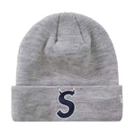 Supreme Devil S Logo Beanie Grey Navy by Supreme - NWAHype No.1 for streetwear Beanies in USA