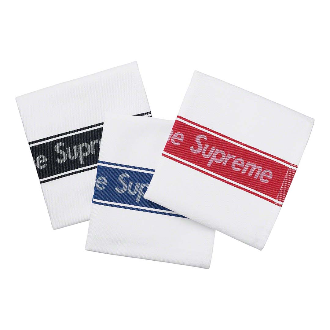 Supreme Dish Towels (Set of 3) Multi by Supreme - NWAHYPE No.1 for streetwear Accessories in USA