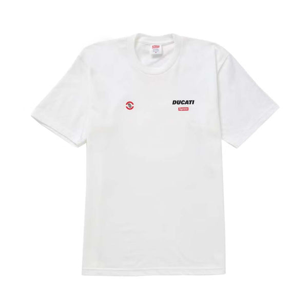 Supreme Ducati Logo Tee White by Supreme - NWAHype No.1 for streetwear T-Shirts in USA