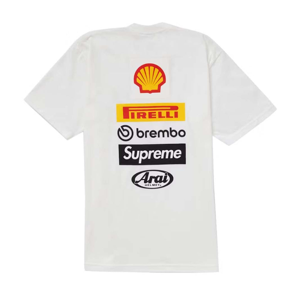 Supreme Ducati Logo Tee White by Supreme - NWAHype No.1 for streetwear T-Shirts in USA