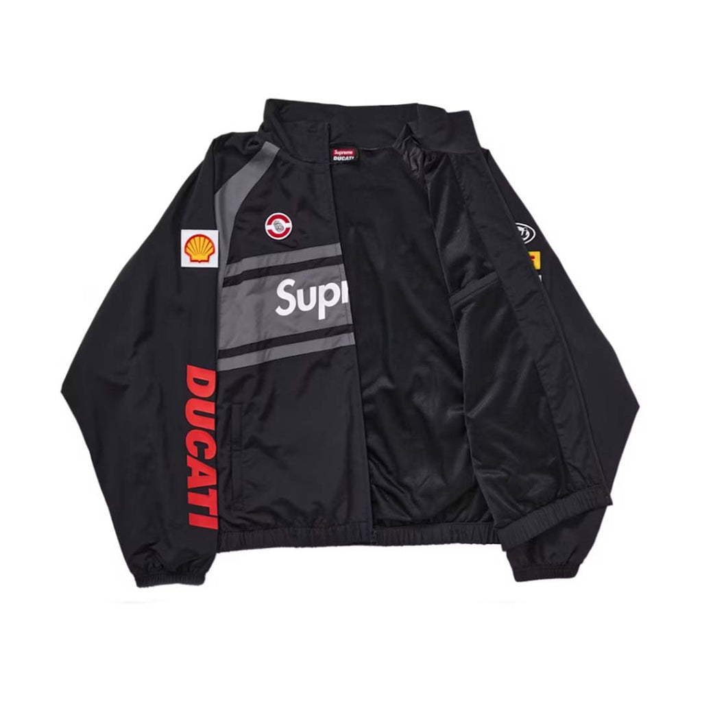 Supreme Ducati Track Jacket Black by Supreme - NWAHYPE No.1 for streetwear Hoodies in USA
