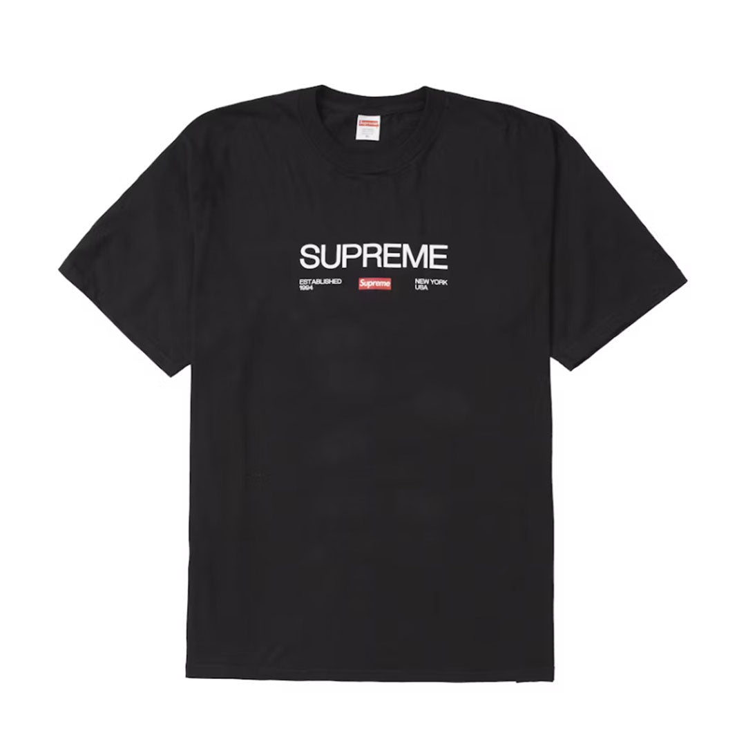 Supreme Est. 1994 Tee Black by Supreme - NWAHYPE No.1 for streetwear T-Shirts in USA