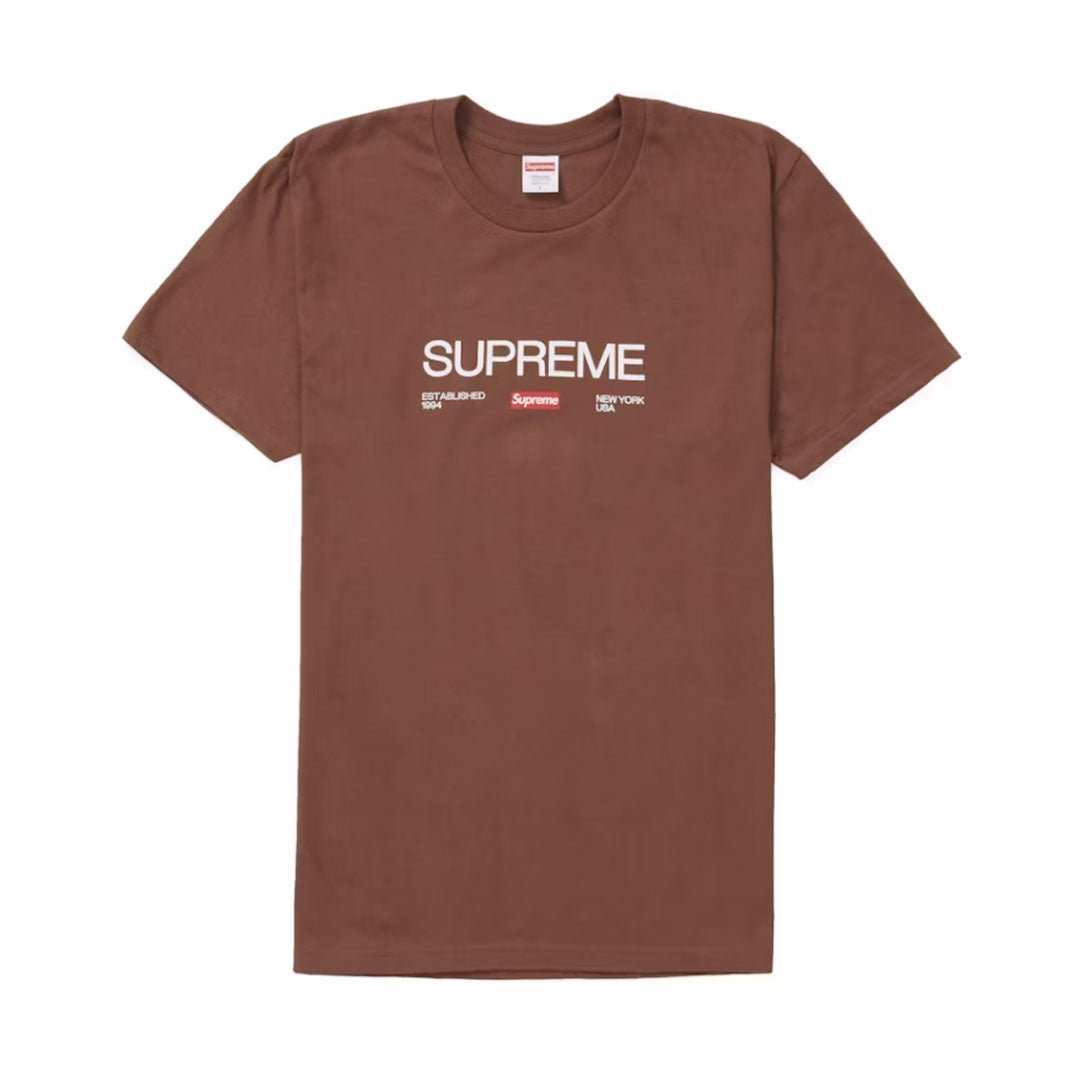 Supreme Est. 1994 Tee Brown by Supreme - NWAHype 1 for streetwear T-Shirts in USA