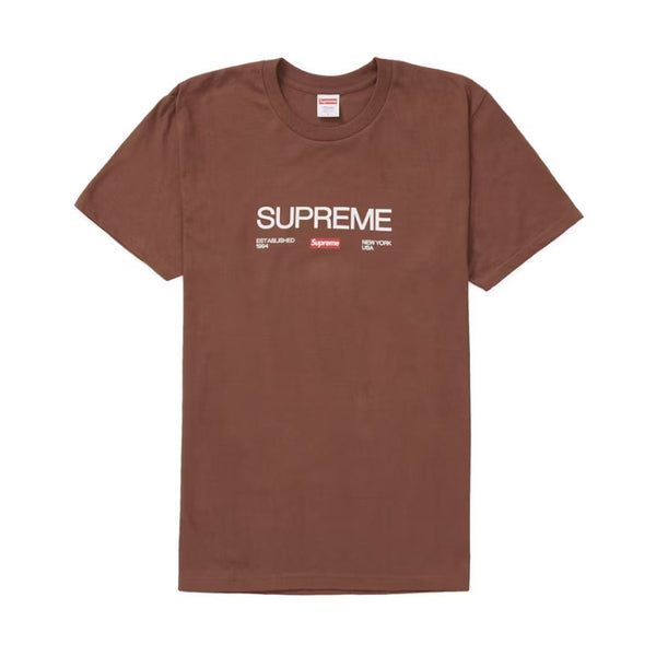 Supreme Est. 1994 Tee Brown by Supreme - NWAHype 1 for streetwear T-Shirts in USA