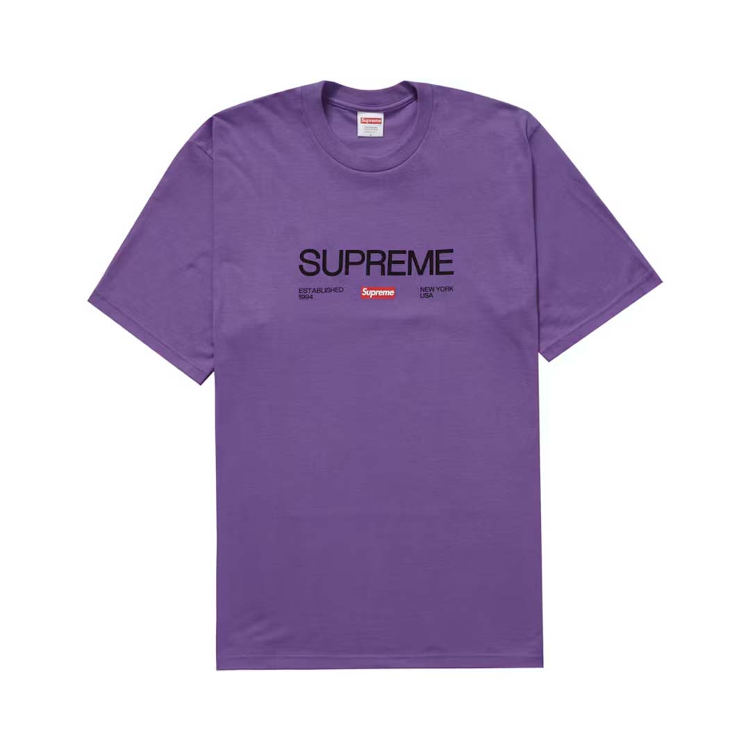 Supreme Est. 1994 Tee Purple by Supreme - NWAHYPE No.1 for streetwear T-Shirts in USA