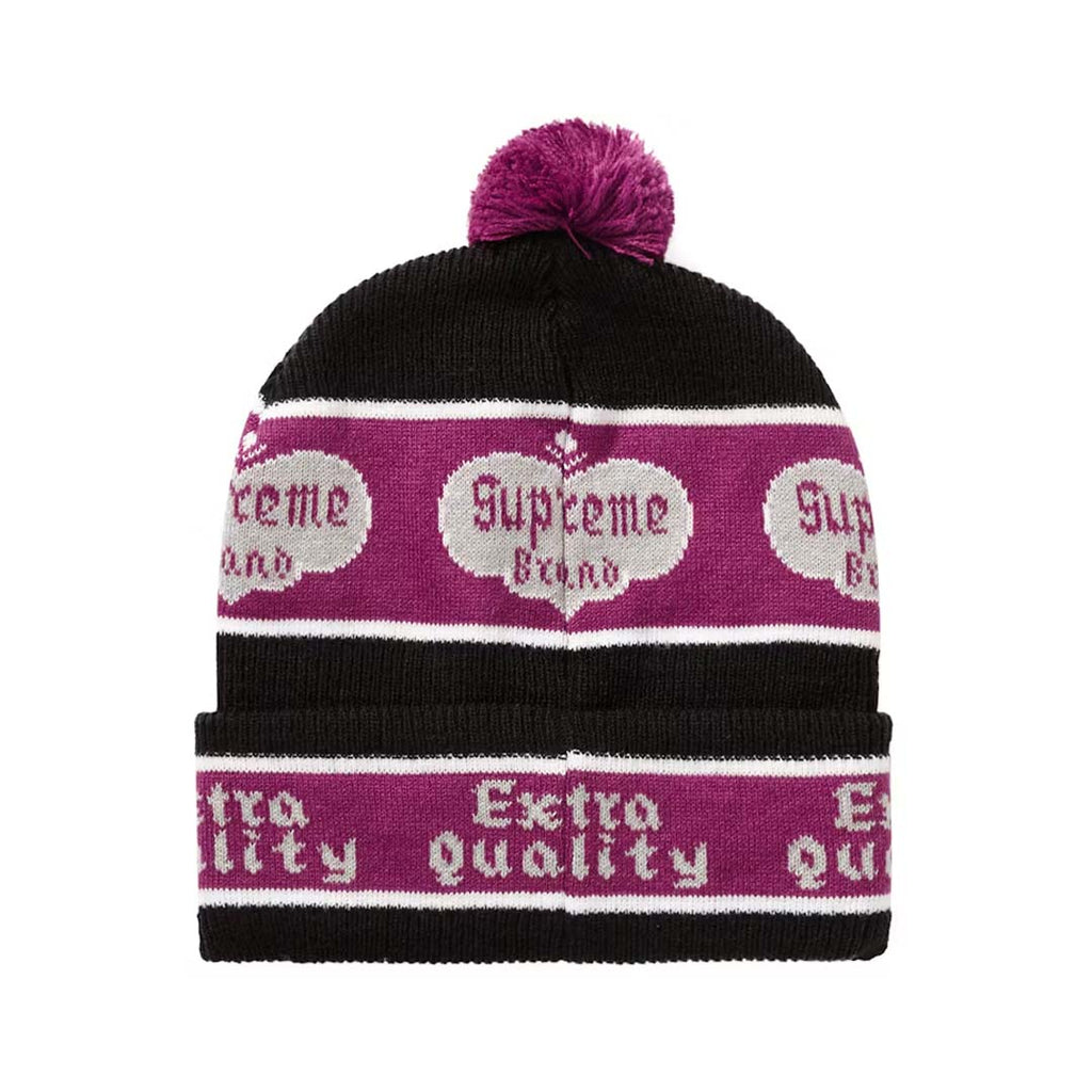 Supreme Extra Quality Beanie Black Purple by Supreme - NWAHYPE No.1 for streetwear Beanies in USA
