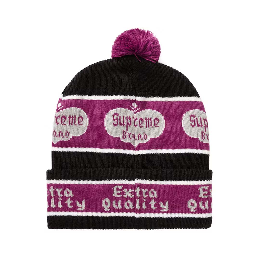 Supreme Extra Quality Beanie Black Purple by Supreme - NWAHYPE No.1 for streetwear Beanies in USA