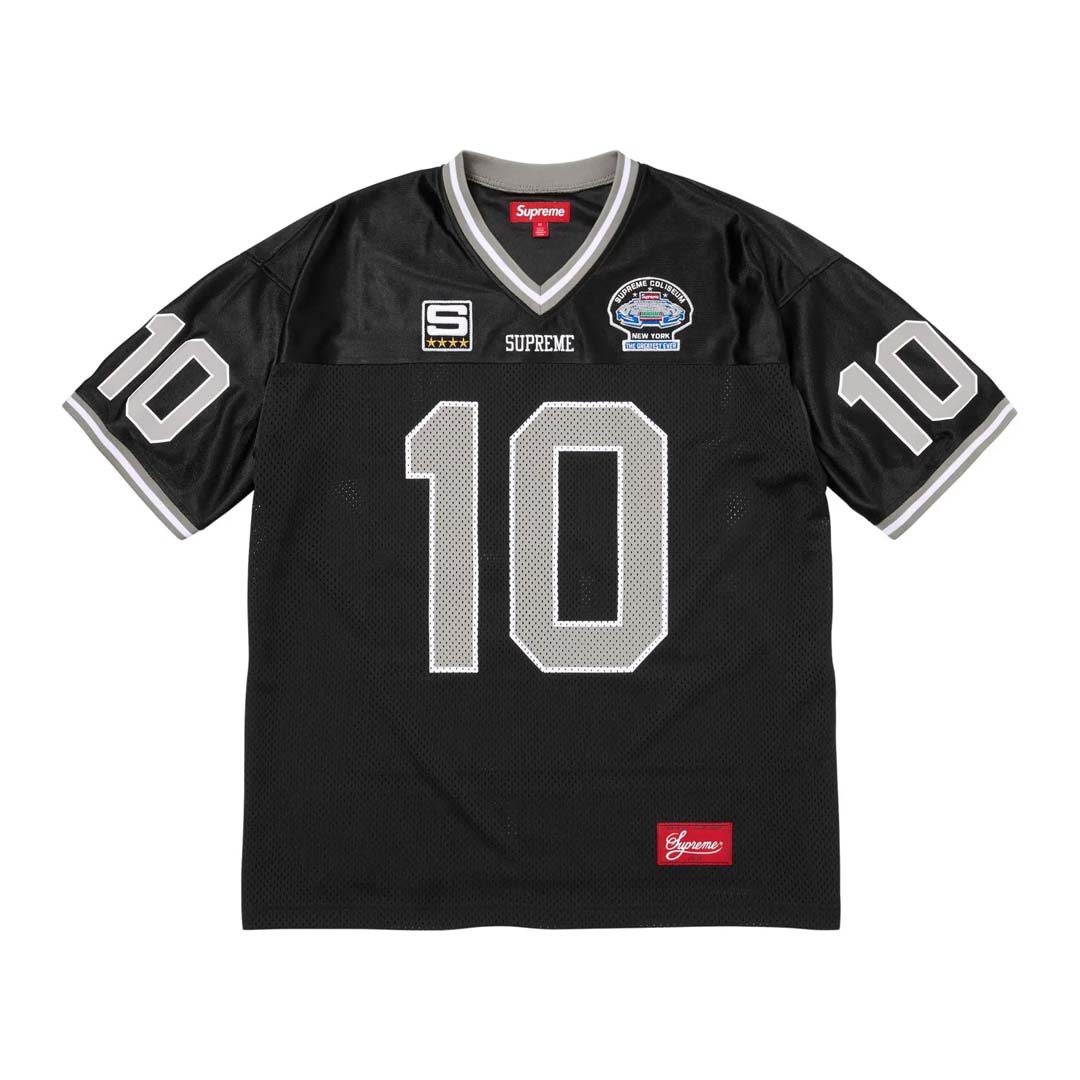Supreme Find God Football Jersey Black Grey by Supreme - NWAHYPE No.1 for streetwear T-Shirts in USA