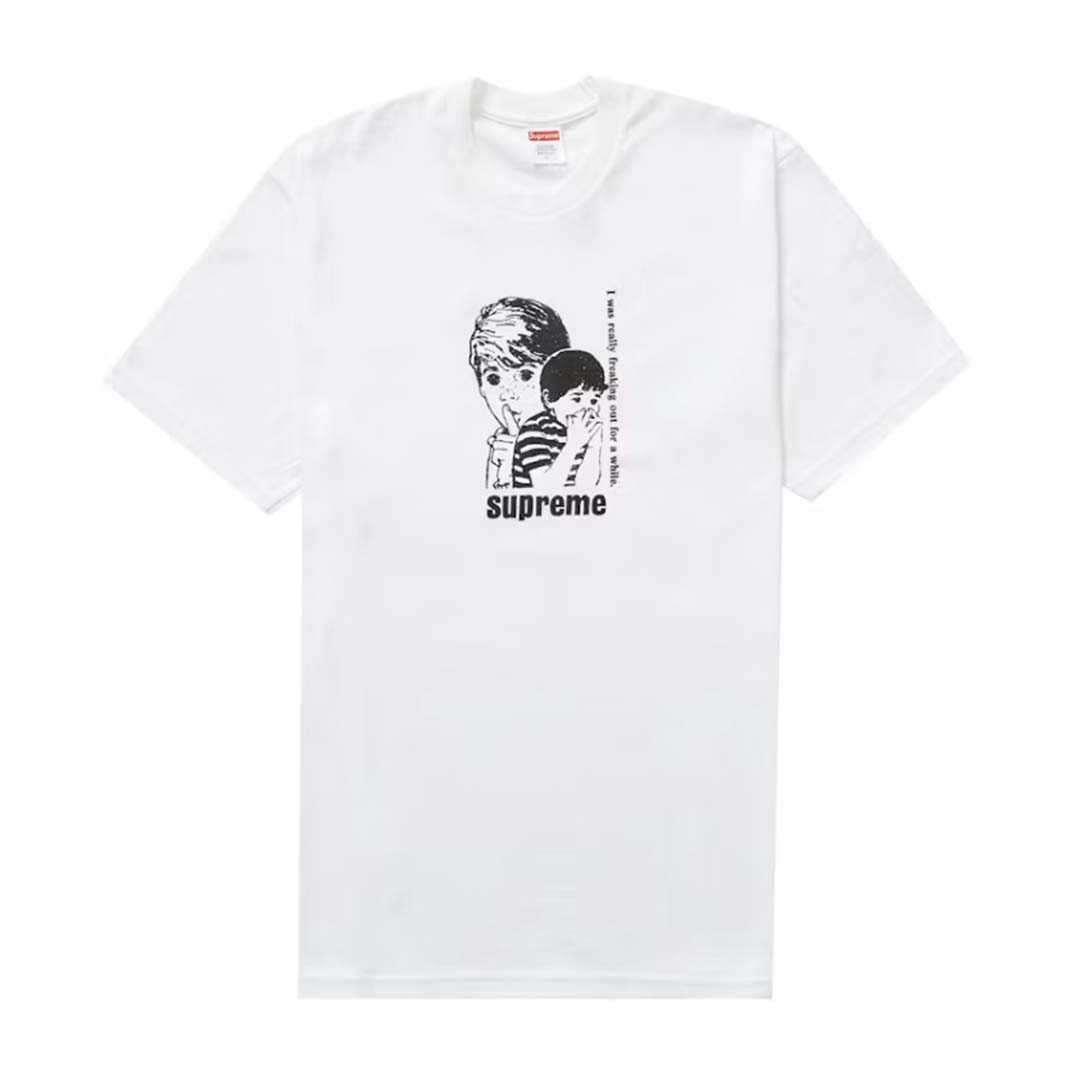 Supreme Freaking Out Tee White by Supreme - NWAHYPE No.1 for streetwear T-Shirts in USA