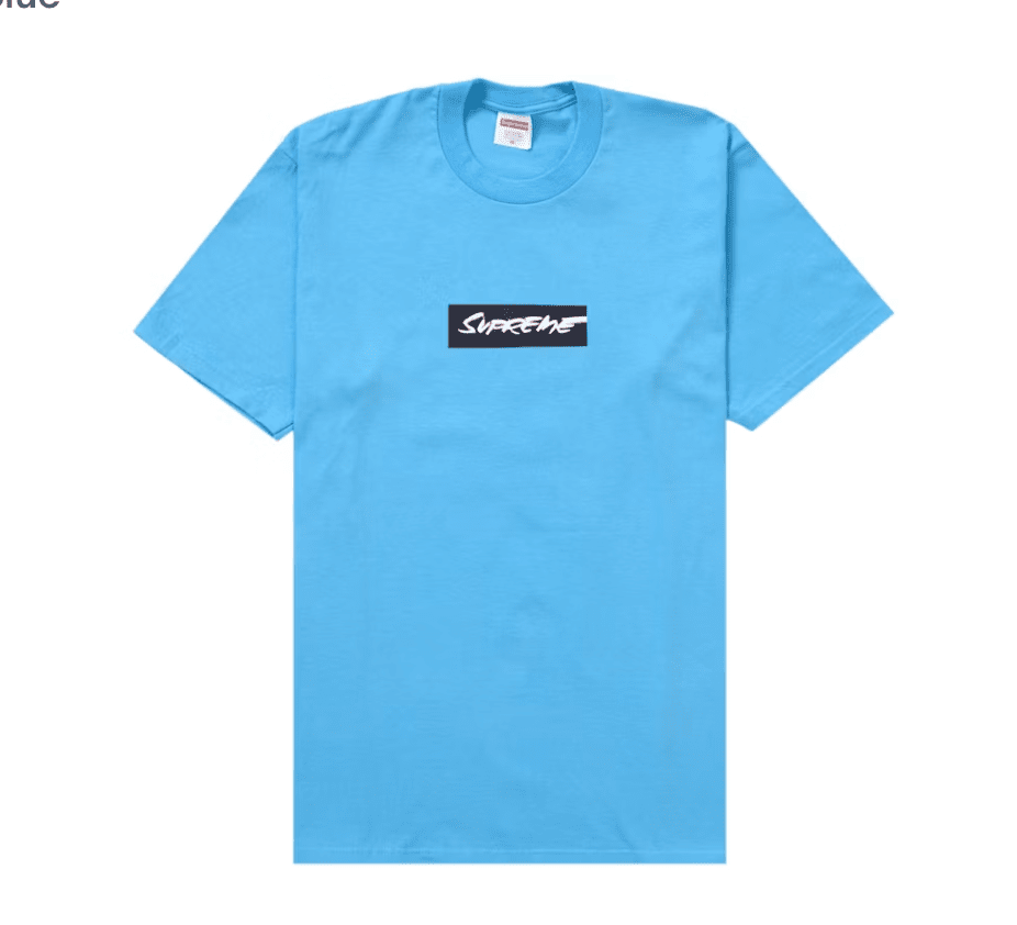 Supreme Futura Box Logo Tee Bright Blue by Supreme - NWAHype 1 for streetwear T-Shirts in USA