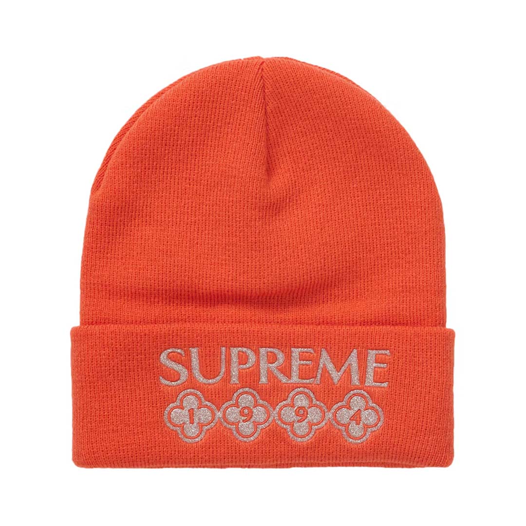 Supreme Glitter Beanie Orange by Supreme - NWAHYPE No.1 for streetwear Beanies in USA