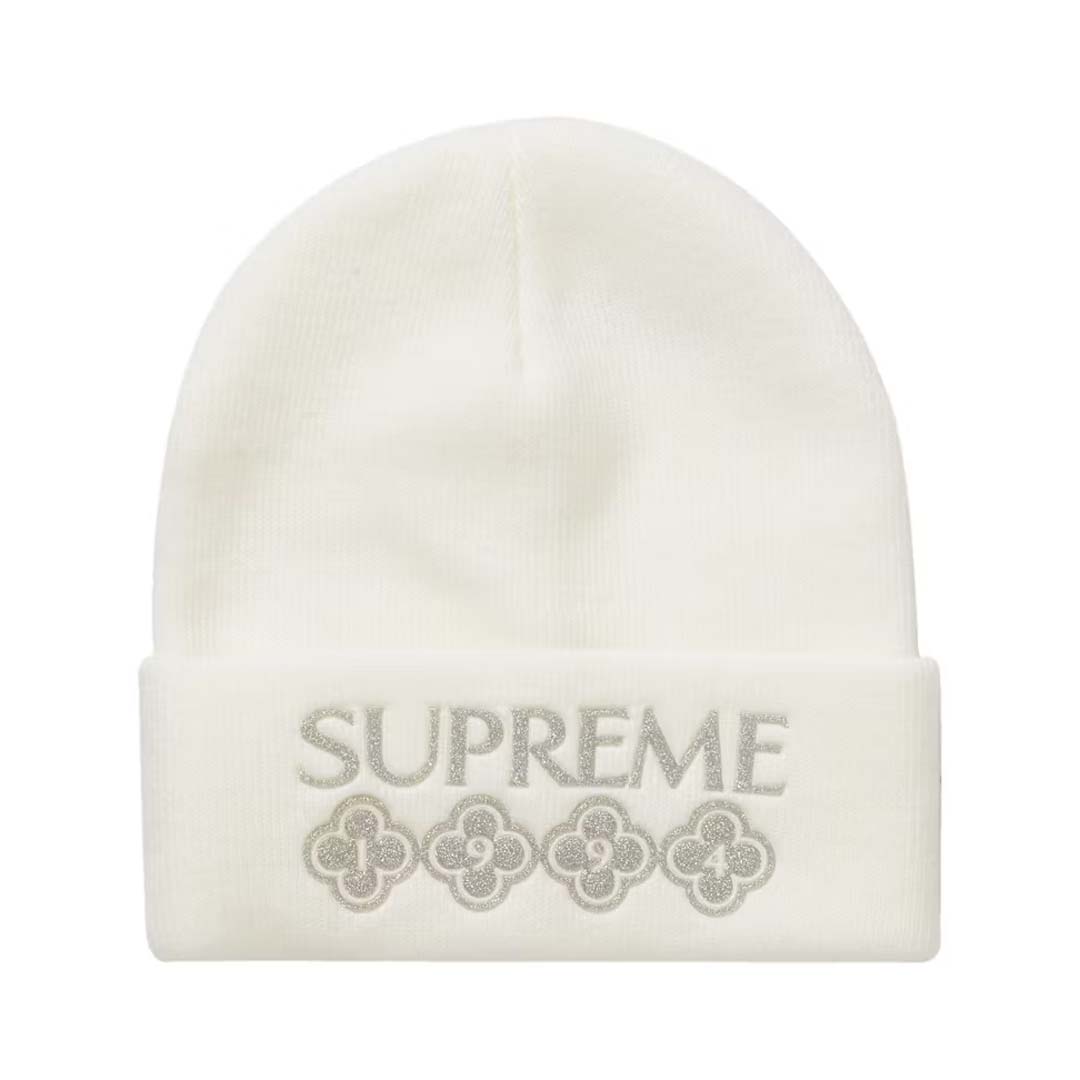 Supreme Glitter Beanie White by Supreme - NWAHYPE No.1 for streetwear Beanies in USA
