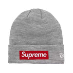 Supreme Grey Red Box Logo Beanie by Supreme - NWAHype No.1 for streetwear Beanies in USA