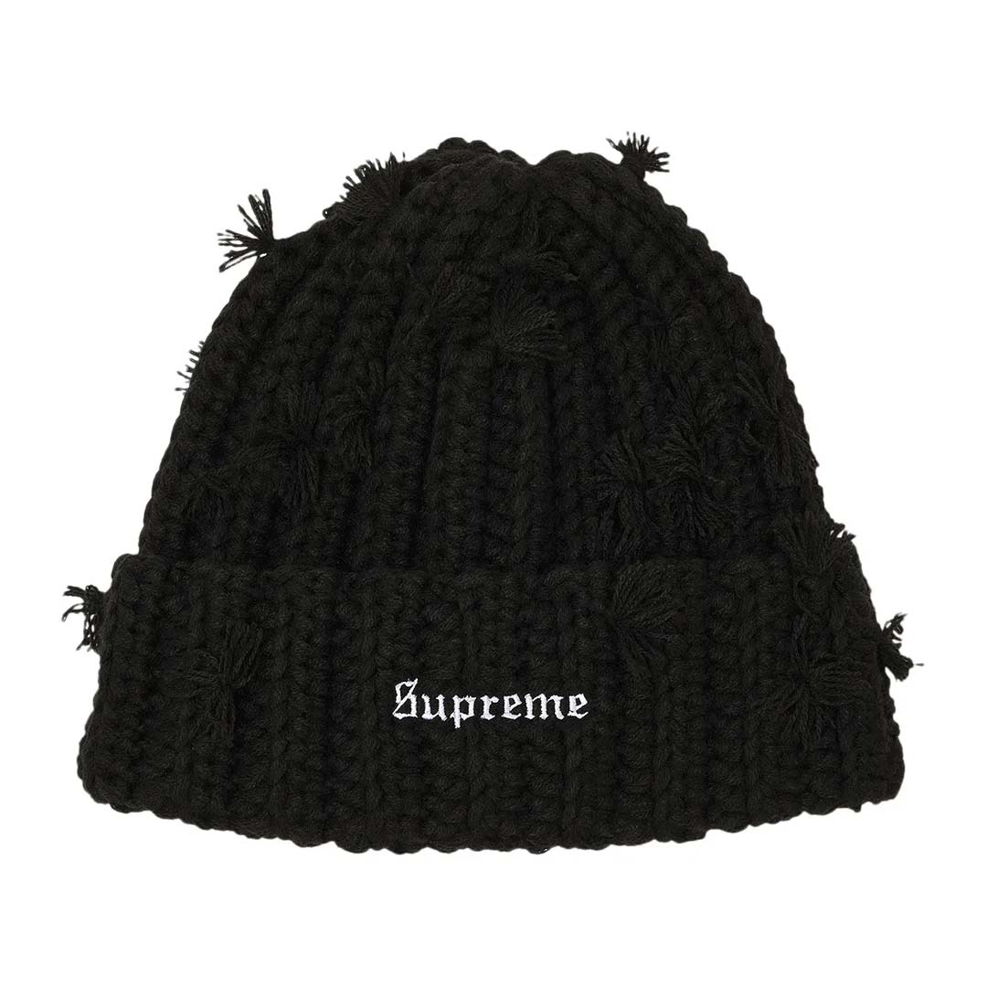 Supreme Hand Tied Beanie Black by Supreme - NWAHYPE No.1 for streetwear Beanies in USA
