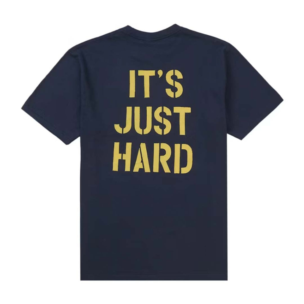 Supreme Hard Tee Navy by Supreme - NWAHYPE No.1 for streetwear T-Shirts in USA