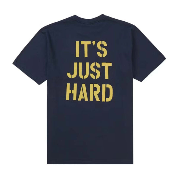 Supreme Hard Tee Navy by Supreme - NWAHYPE No.1 for streetwear T-Shirts in USA