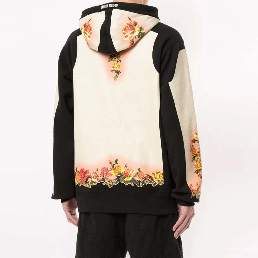 Supreme Jean Paul Gaultier Floral Print Hoodie by Supreme - NWAHYPE No.1 for streetwear Hoodies in USA