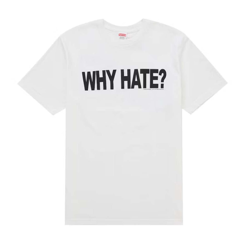 Supreme Lil B Why Hate Tee White by Supreme - NWAHYPE No.1 for streetwear T-Shirts in USA