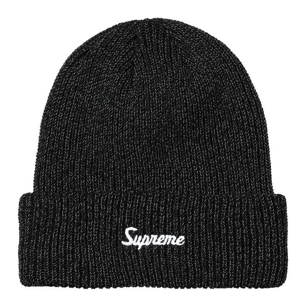 Supreme Loose Gauge Beanie Black Reflective FW26 by Supreme - NWAHYPE No.1 for streetwear Beanies in USA