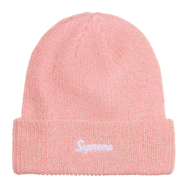 Supreme Loose Gauge Beanie Pink Reflective FW26 by Supreme - NWAHYPE No.1 for streetwear Beanies in USA