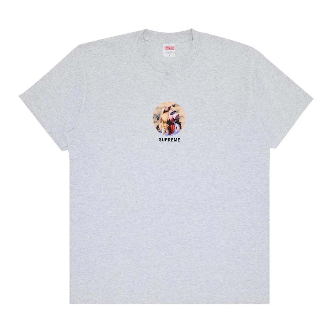 Supreme Miss Piggy Tee Grey by Supreme - NWAHYPE No.1 for streetwear T-Shirts in USA