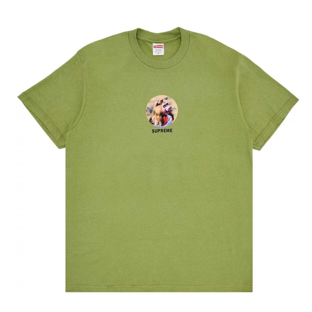 Supreme Miss Piggy Tee Moss Green by Supreme - NWAHype 1 for streetwear T-Shirts in USA