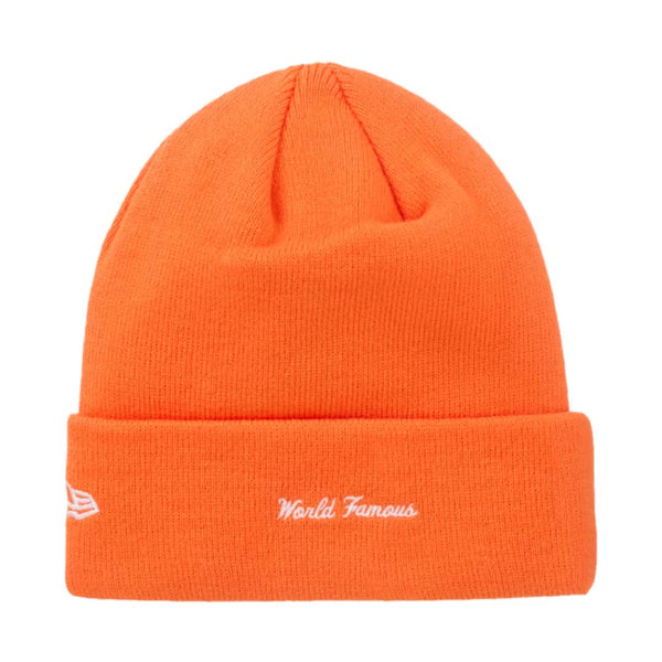 Supreme New Era Box Logo Beanie Dark Orange by Supreme - NWAHYPE No.1 for streetwear Beanies in USA