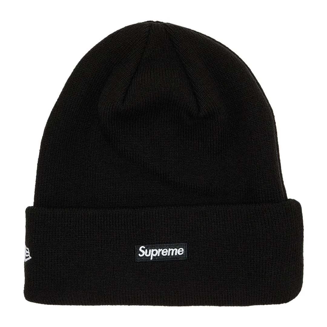 Supreme New Era S Logo Beanie 'Black' by Supreme - NWAHype No.1 for streetwear Beanies in USA