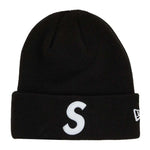 Supreme New Era S Logo Beanie 'Black' by Supreme - NWAHype No.1 for streetwear Beanies in USA