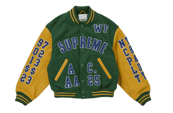 Supreme Praises Varsity Jacket Green by NWAHYPE - NWAHYPE No.1 for streetwear in USA