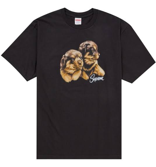 Supreme Puppies Tee Black by Supreme - NWAHYPE No.1 for streetwear T-Shirts in USA