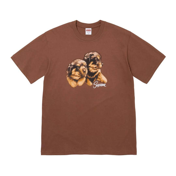 Supreme Puppies Tee Brown by Supreme - NWAHYPE No.1 for streetwear T-Shirts in USA