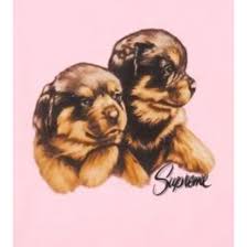 Supreme Puppies Tee Light Pink by Supreme - NWAHYPE No.1 for streetwear T-Shirts in USA