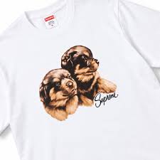 Supreme Puppies Tee White by Supreme - NWAHYPE No.1 for streetwear T-Shirts in USA