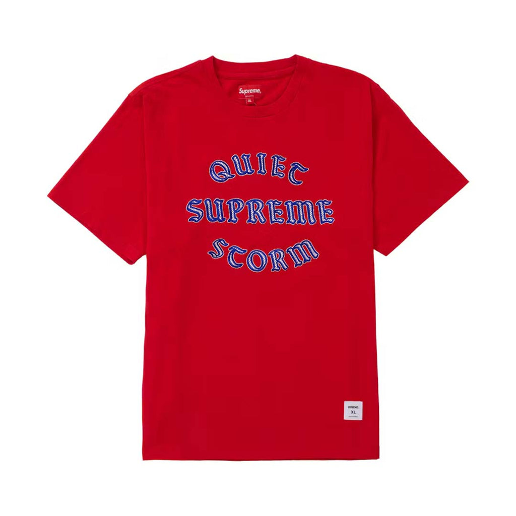 Supreme Quiet Storm S/S Tee Red Blue by Supreme - NWAHYPE No.1 for streetwear T-Shirts in USA