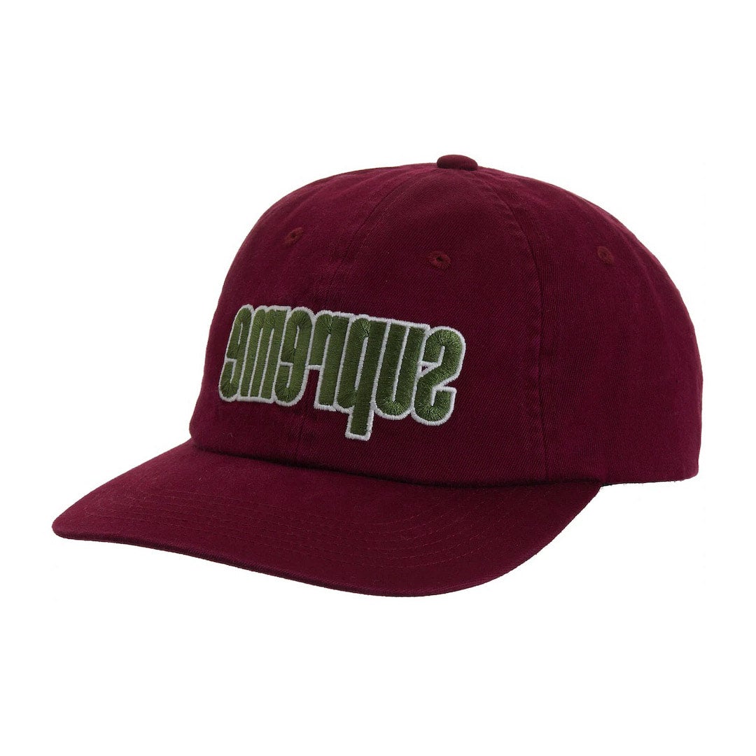 Supreme Reverse Logo 6 - Panel 'Burgundy' by Supreme - NWAHype 1 for streetwear Hats in USA