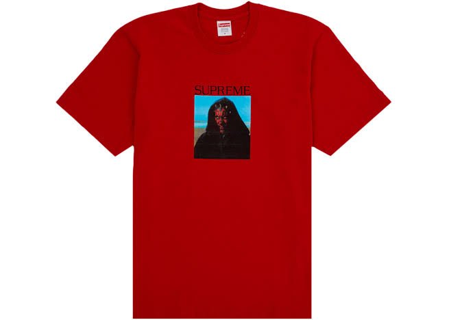 Supreme Sith Tee Red by Supreme - NWAHYPE No.1 for streetwear T-Shirts in USA