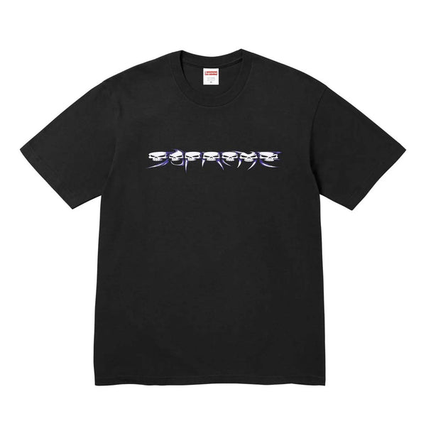 Supreme Skulls Spellout Tee Black by Supreme - NWAHYPE No.1 for streetwear T-Shirts in USA