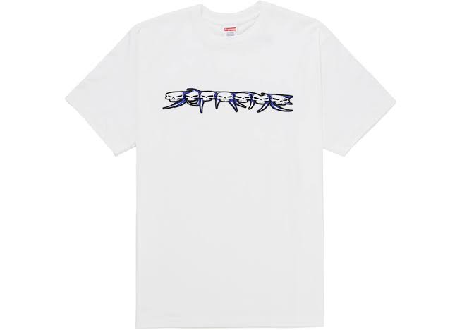 Supreme Skulls Spellout Tee White by Supreme - NWAHYPE No.1 for streetwear T-Shirts in USA