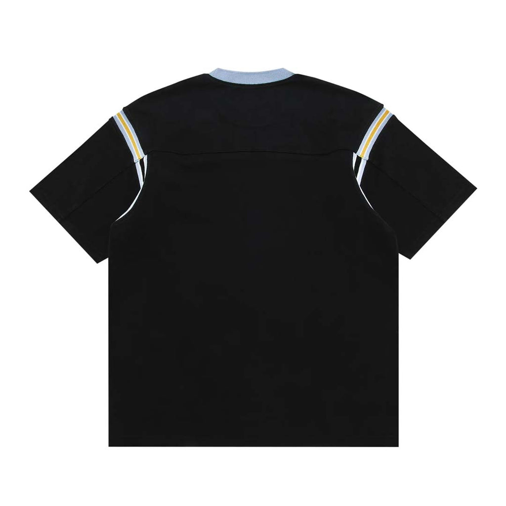 Supreme Split S/S Football Top Black Yellow Blue by Supreme - NWAHYPE No.1 for streetwear T-Shirts in USA