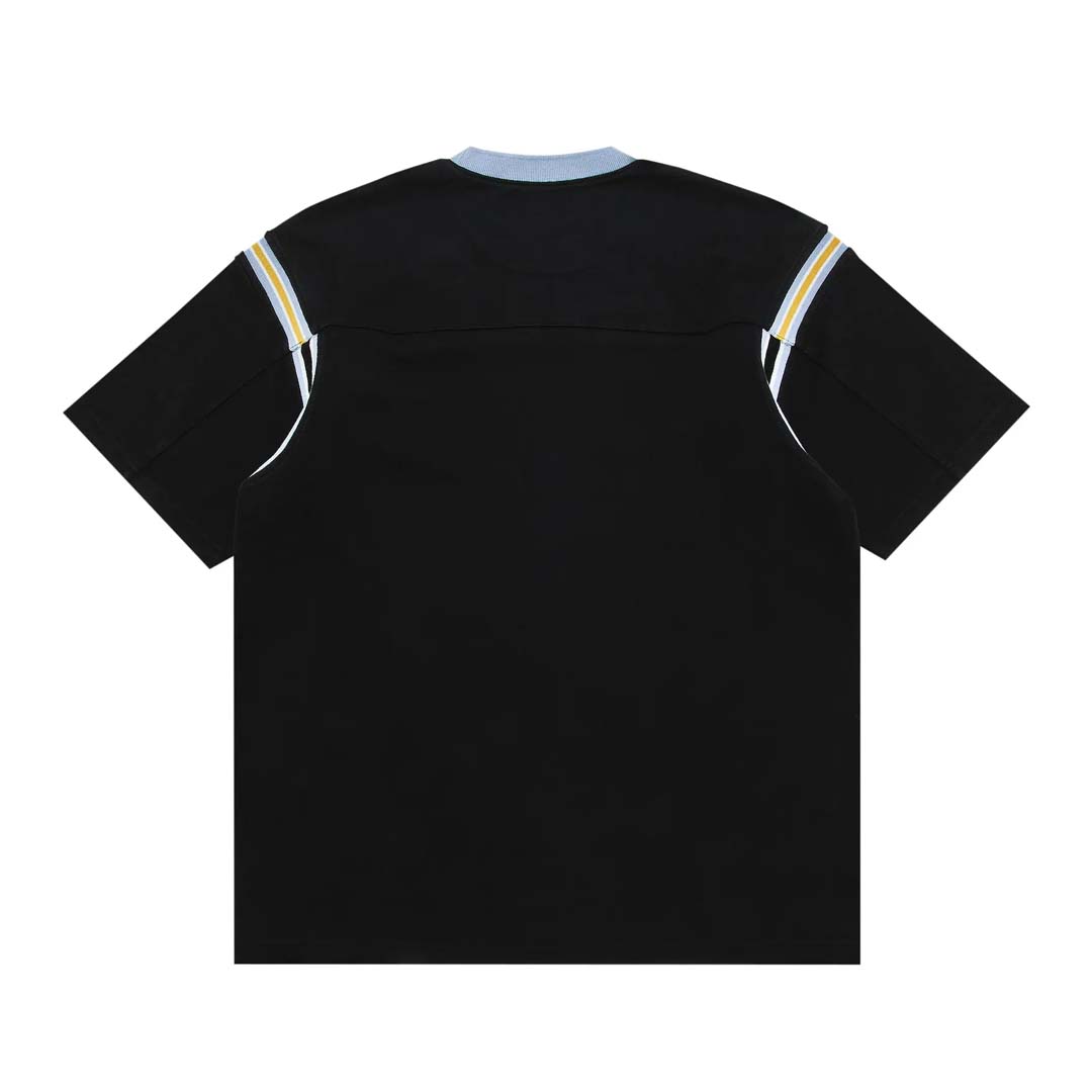 Supreme Split S/S Football Top Black Yellow Blue by Supreme - NWAHYPE No.1 for streetwear T-Shirts in USA